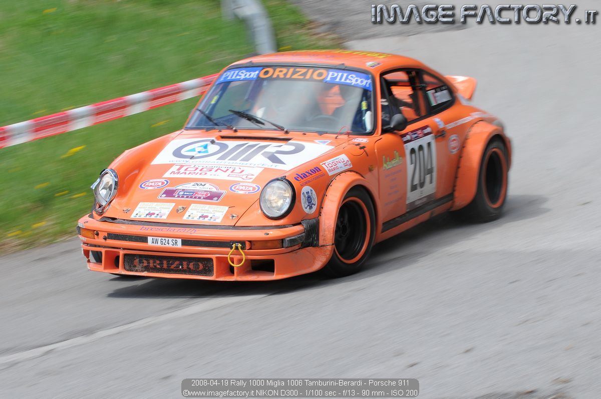 2008-04-19 Rally 1000 Miglia 1006 Tamburini-Berardi - Porsche 911